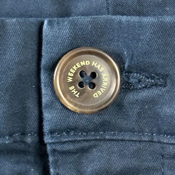 Chubbies Shorts Mens 32 Blue The Armadas Stretch Chino 7" Inseam Preppy Casual - Picture 3 of 16